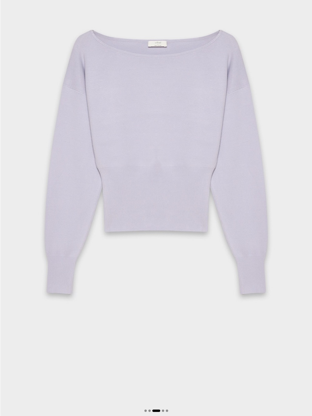 Aritzia Crescendo Sweater in Lilac